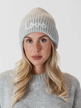 Love Beanie - Light Grey