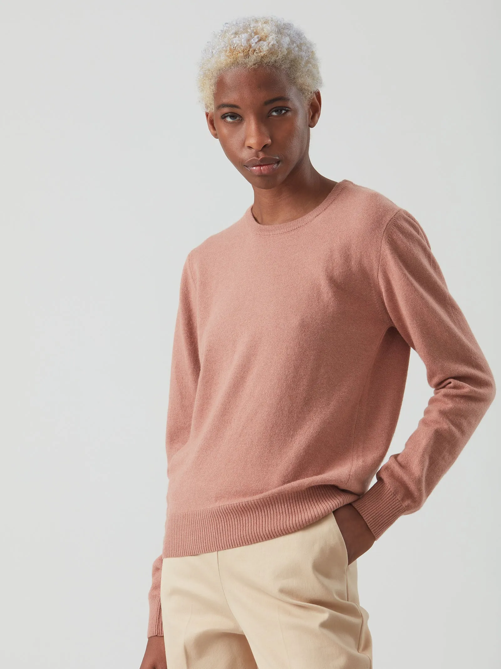 Maglia girocollo in Cashmere Blend