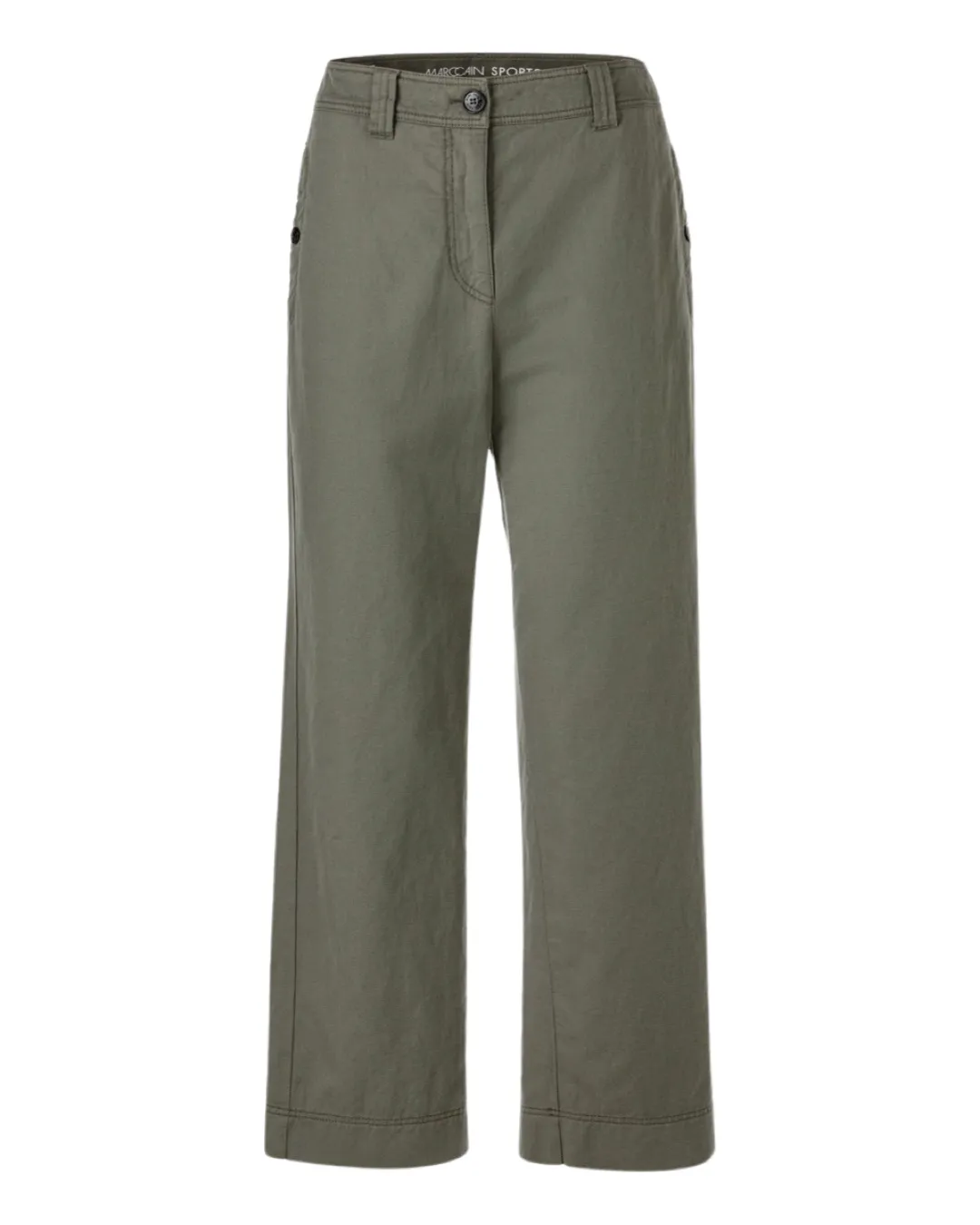 Marc Cain Wukari Casual Wide Pants in Forest Night