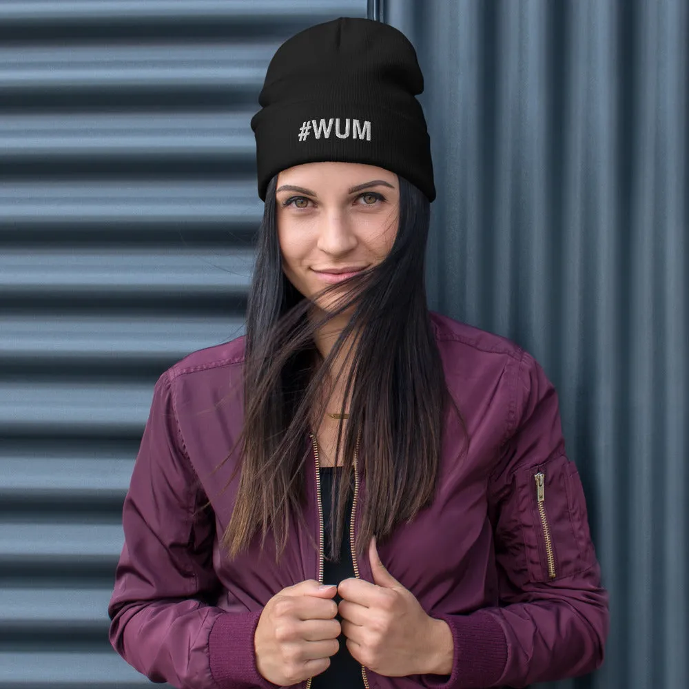 Margo's Collection - #WUM (wakeupmargo) - White Embroidery - Beanie - Different hat colors available