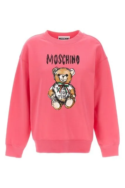 Moschino  |Cotton Logo Hoodies & Sweatshirts