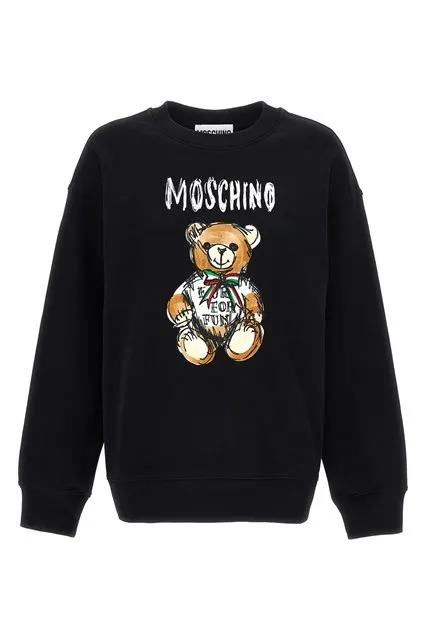 Moschino  |Cotton Logo Hoodies & Sweatshirts