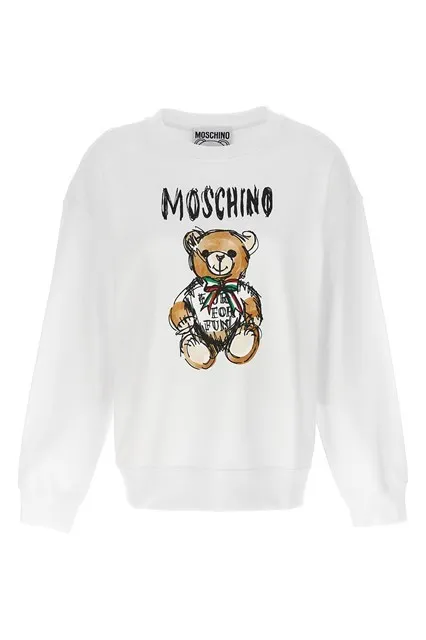 Moschino  |Cotton Logo Hoodies & Sweatshirts