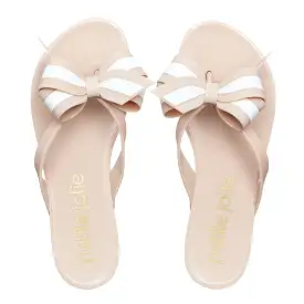 Nude Bow Sandals