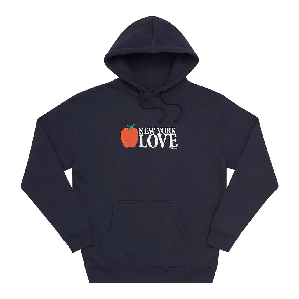 Only NY Big Apple Love Hoodie Navy