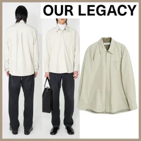 OUR LEGACY  |Unisex Blended Fabrics Street Style Long Sleeves Plain