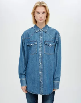 Oversized Western Shirt - Heritage Medium