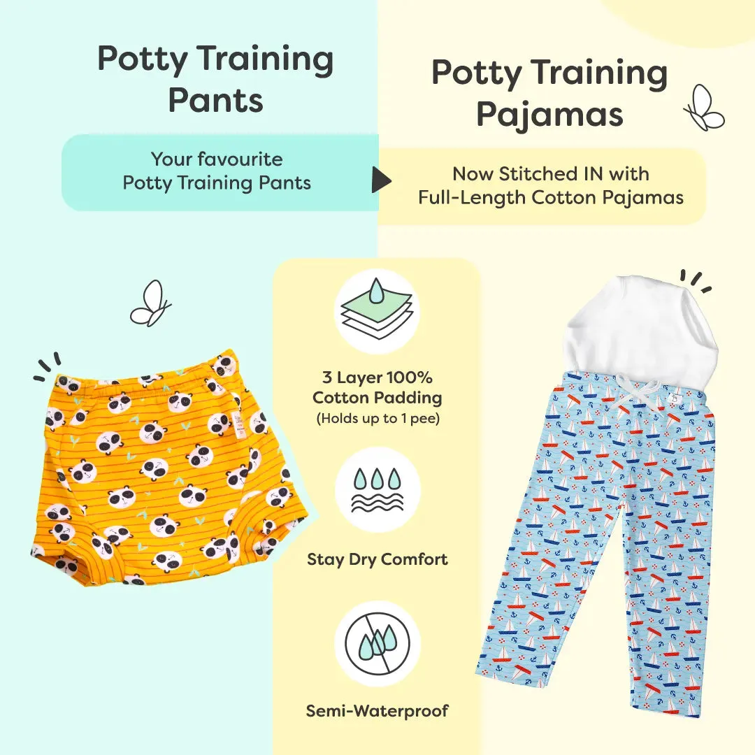 Potty Training Pajama with drawstring - Twinny Bummy