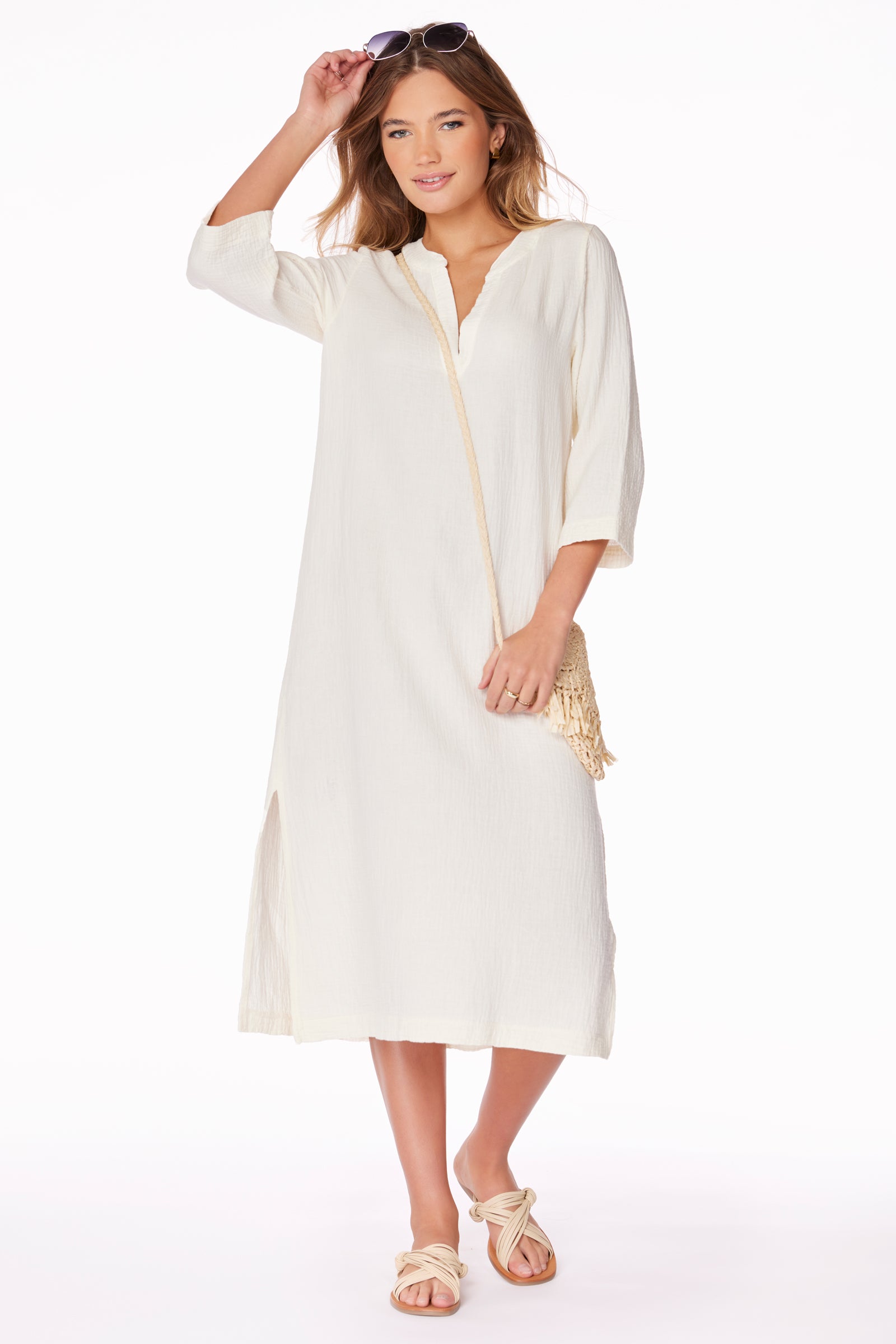 RAW EDGE MIDI CAFTAN