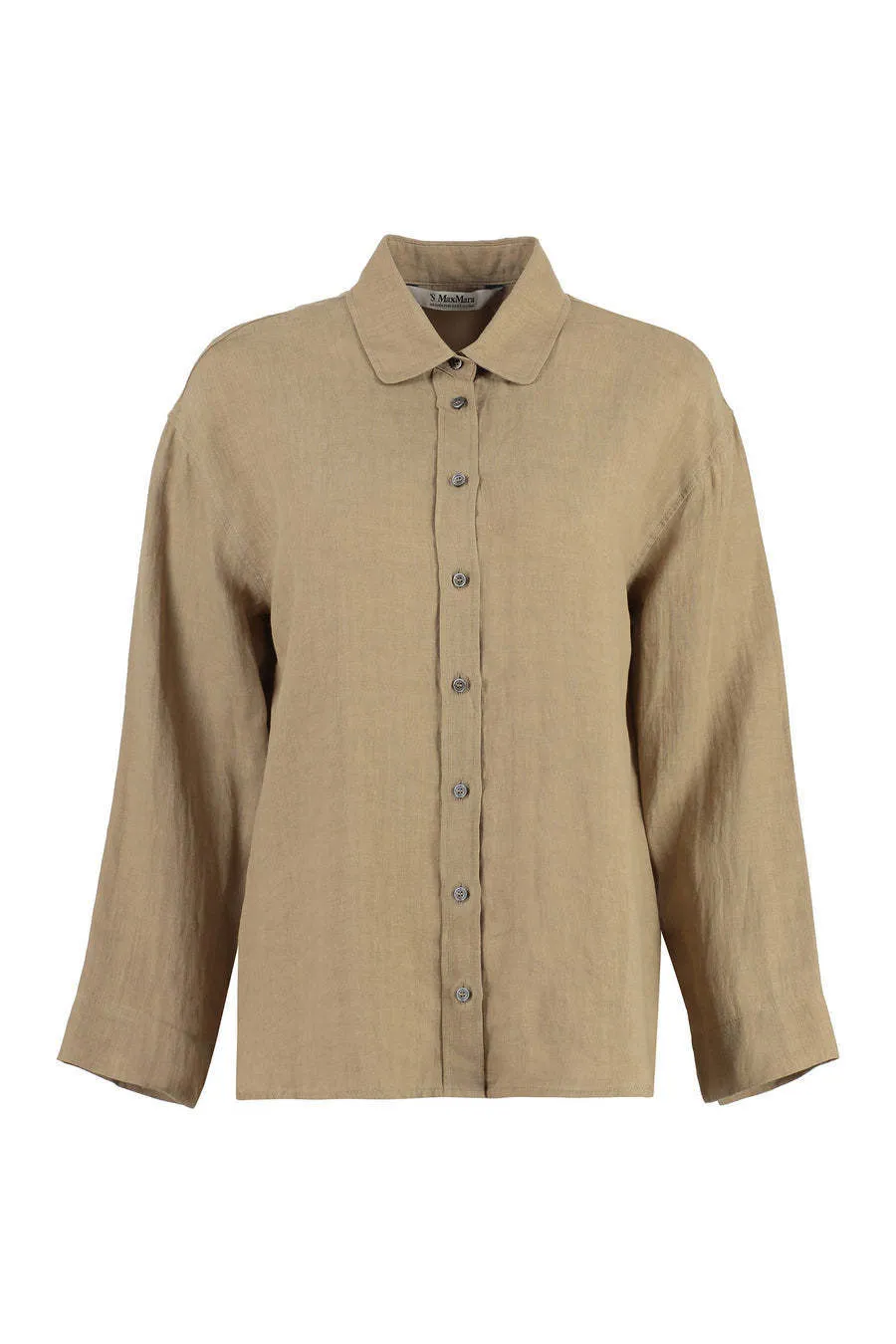 S Max Mara  |Casual Style Unisex Linen Long Sleeves Plain Medium