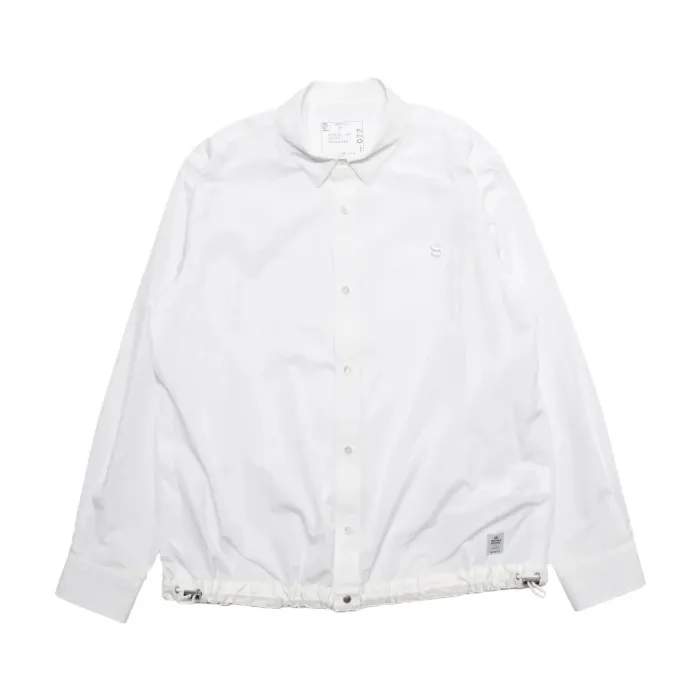 sacai  |Street Style Collaboration Long Sleeves Plain Cotton