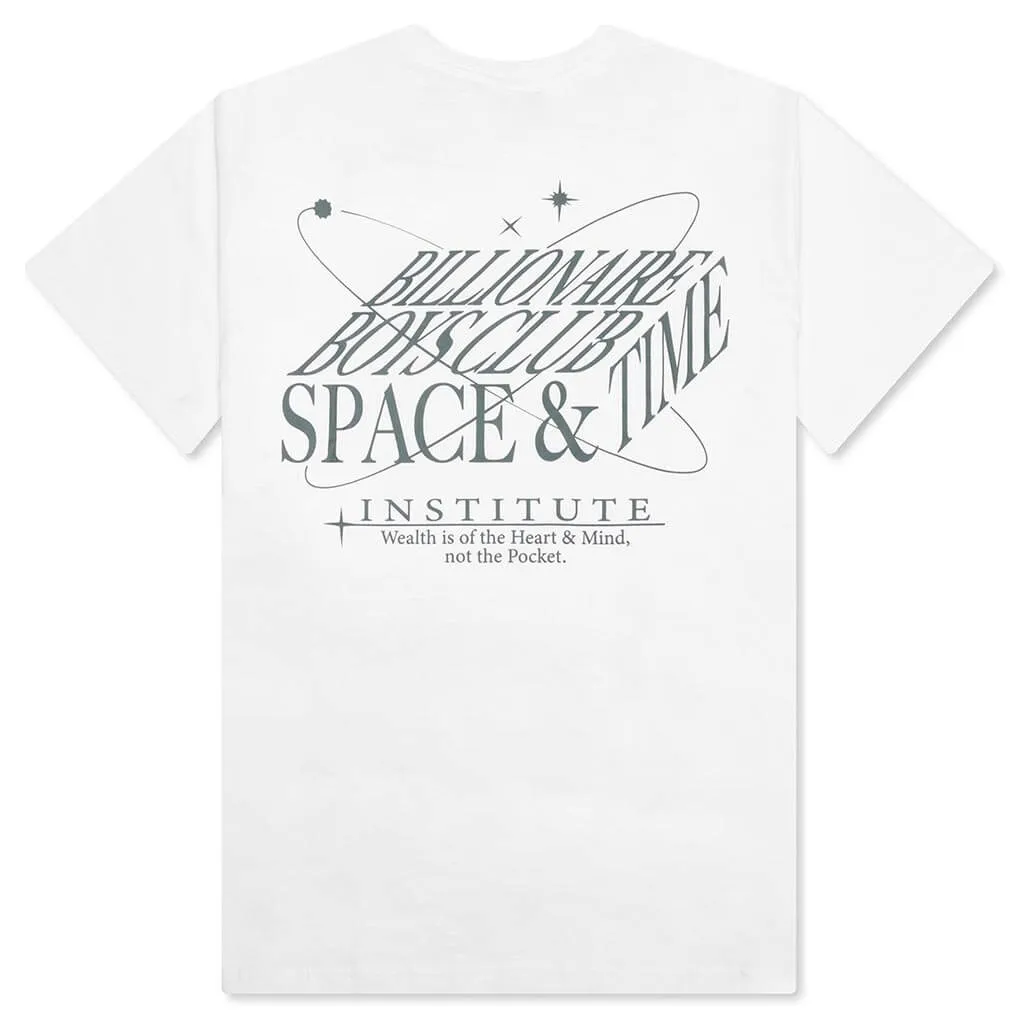 Space and Time S/S Tee - White