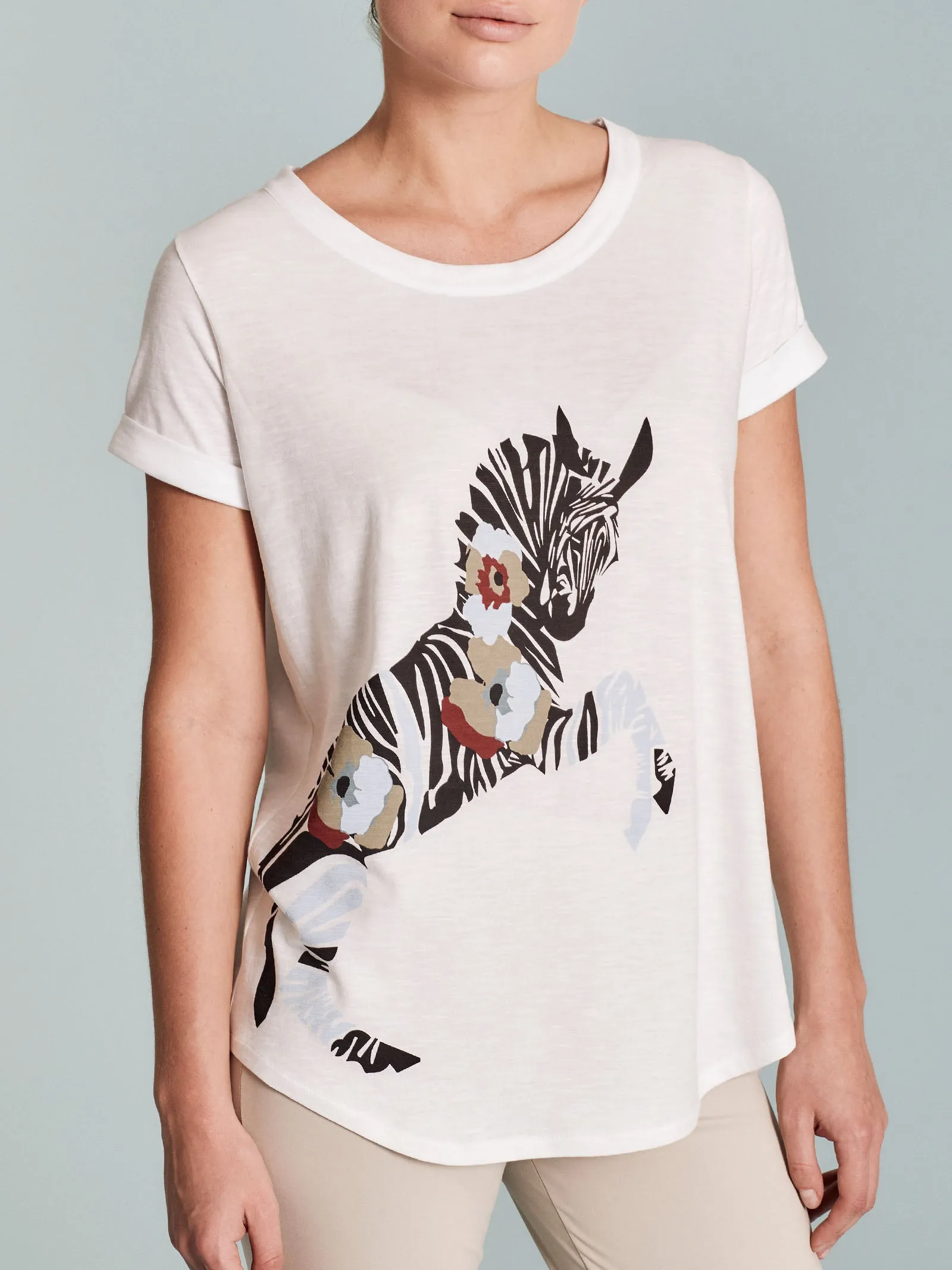 T-shirt fantasia zebra