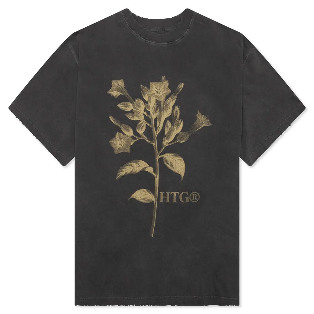 Tobacco Flower S/S Tee - Black