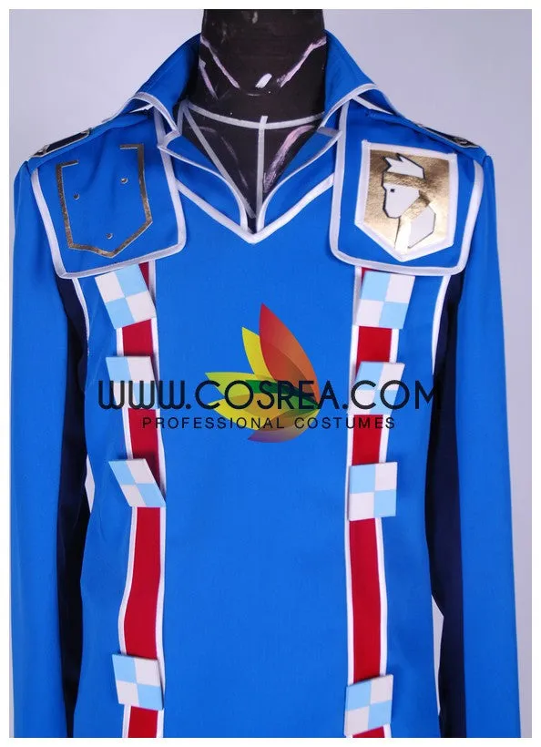 Valkyria Chronicles Welkin Gunther Bright Blue Version Cosplay Costume