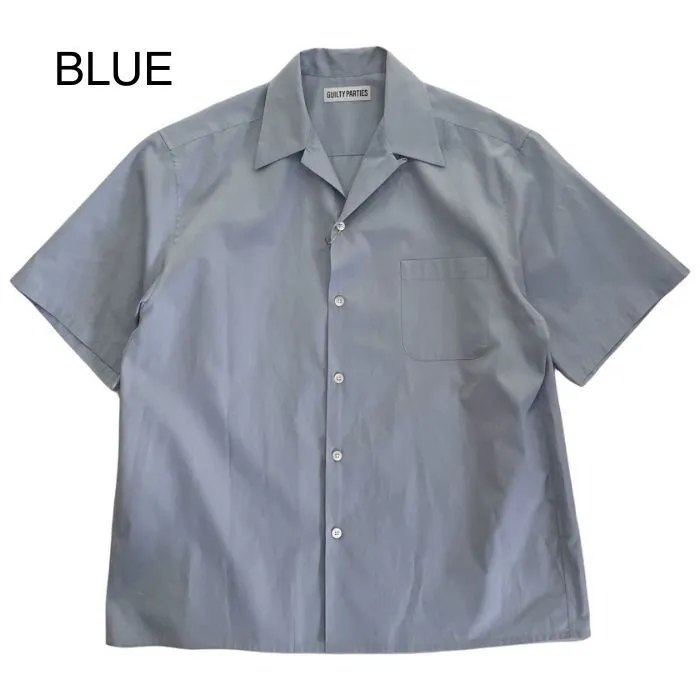 WACKO MARIA  |Plain Cotton Short Sleeves Front Button Shirts