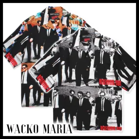 WACKO MARIA  |Street Style Short Sleeves Front Button Shirts