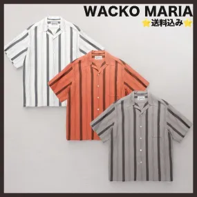 WACKO MARIA  |Stripes Unisex Blended Fabrics Street Style Plain