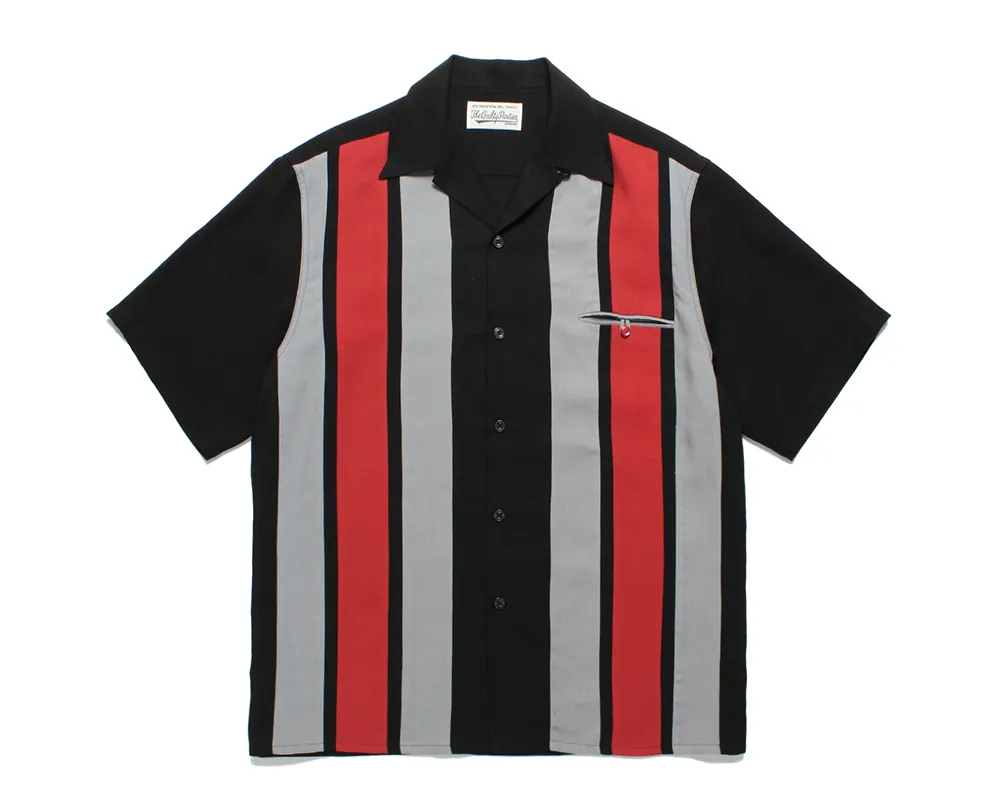 WACKO MARIA  |Stripes Unisex Street Style Short Sleeves Front Button