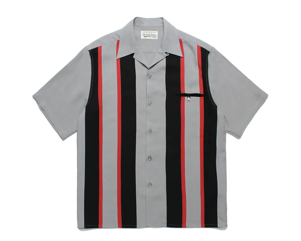 WACKO MARIA  |Stripes Unisex Street Style Short Sleeves Front Button