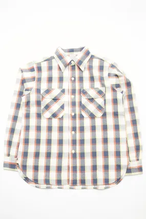 Warehouse & Co. Lot 3104 Flannel Shirts - Navy One Wash