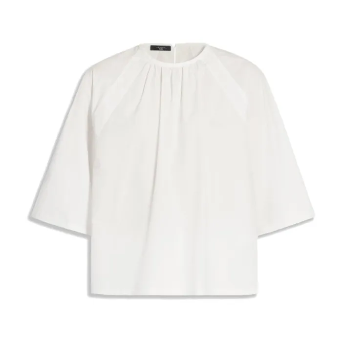 Weekend Max Mara  |Casual Style Cropped Cotton Party Style Office Style