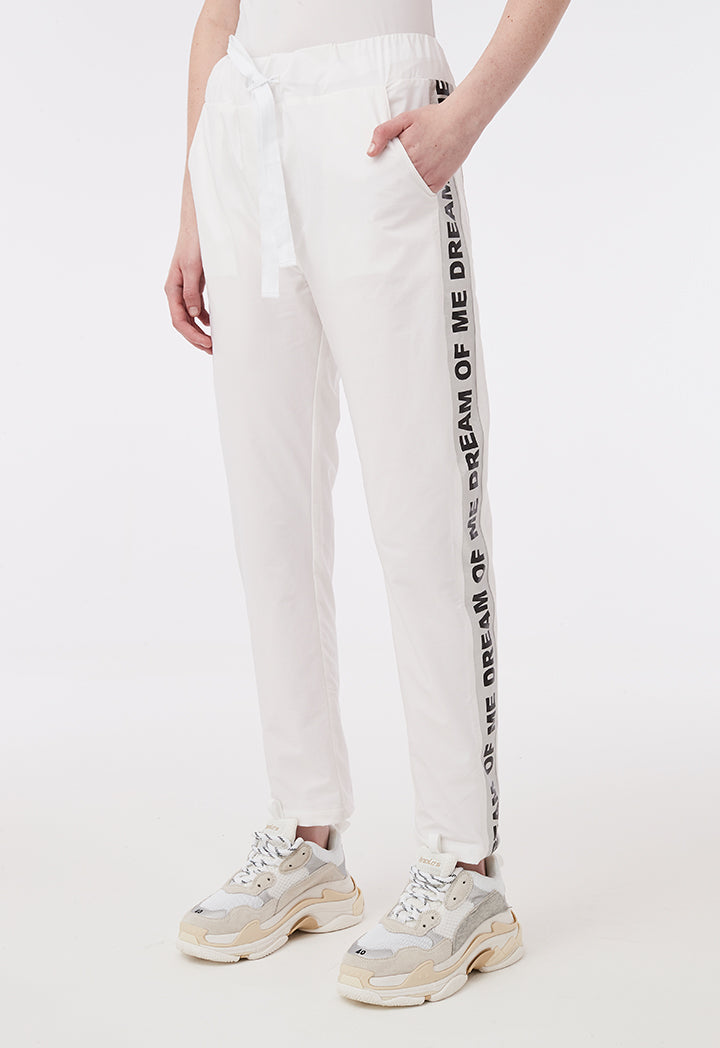 White Jogging Pants