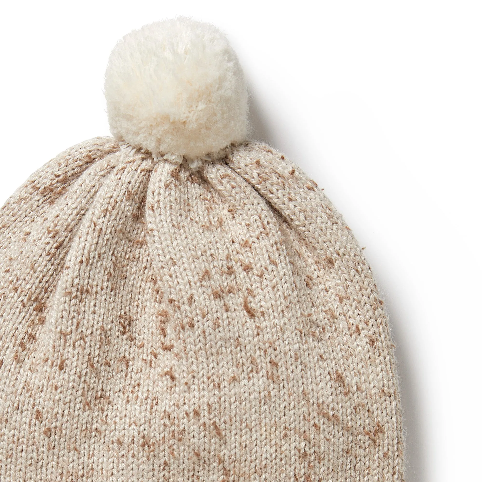 Wilson & Frenchy Knitted Hat - Almond Fleck