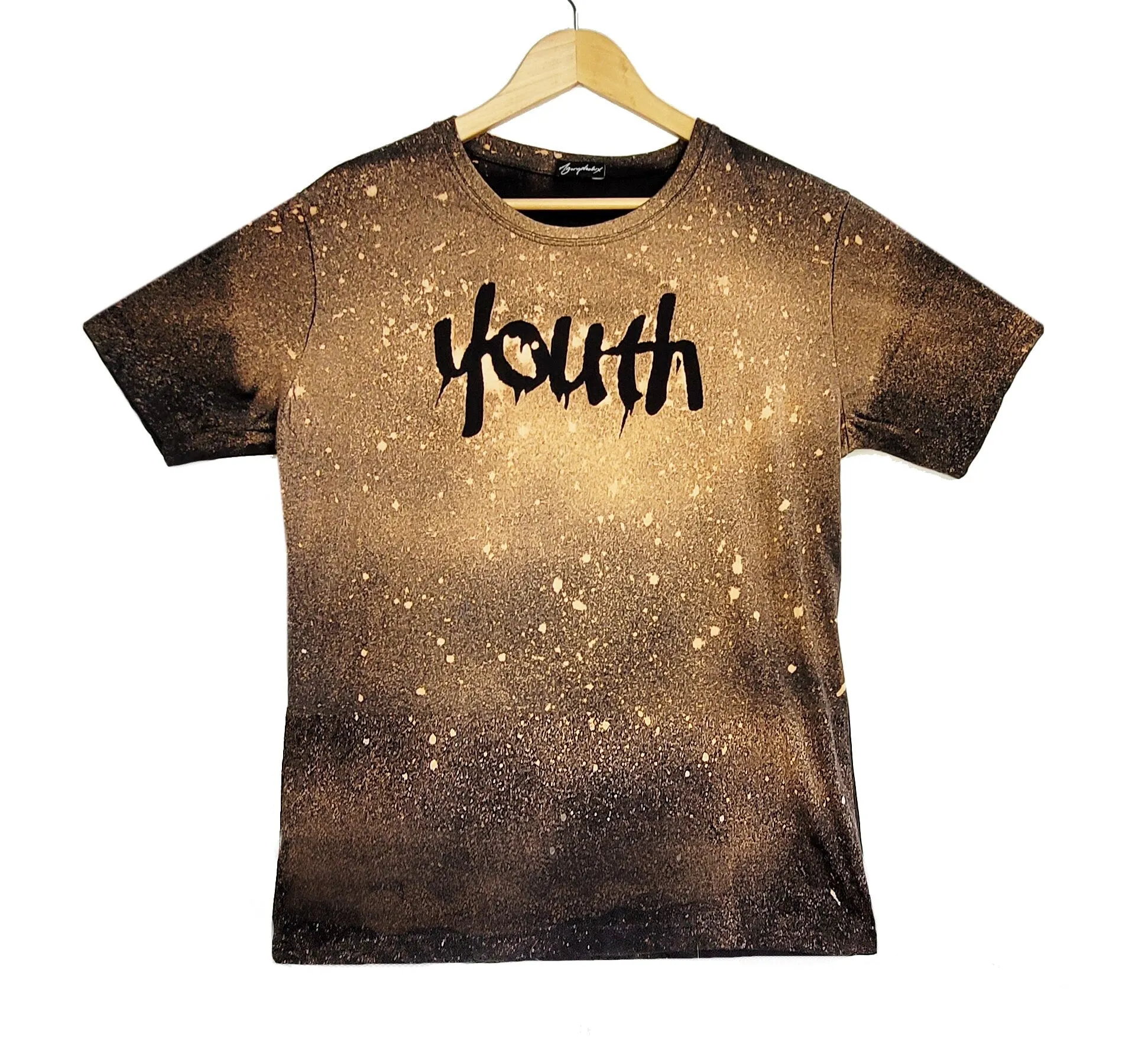 Youth bleached splatter t shirt